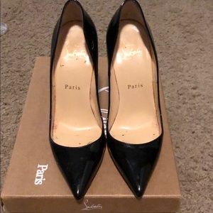 Christian Louboutin So Kate Patent Black size 36.5